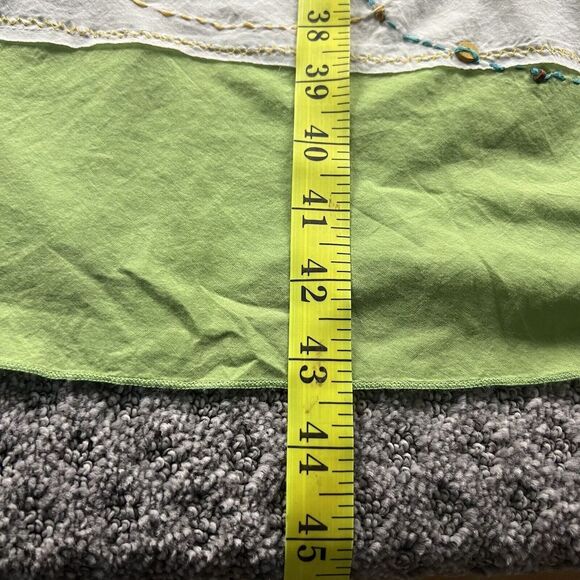 Aquarius  Anthropologie Size 2‎ Green Horizon Line Cotton Dress - Picture 9 of 9